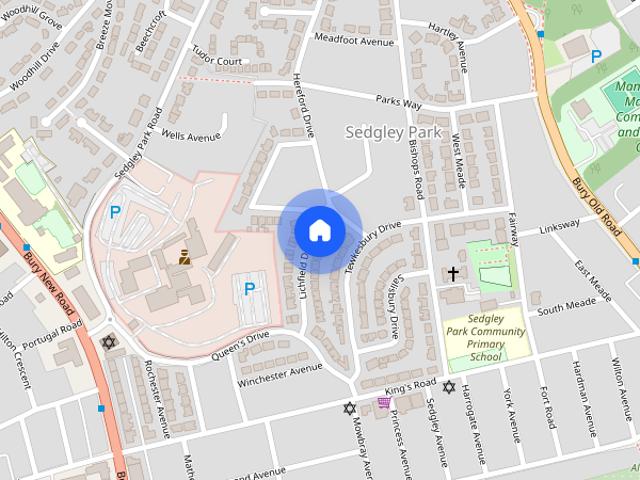 Apartment for rent in Sedgley Park, Bury
