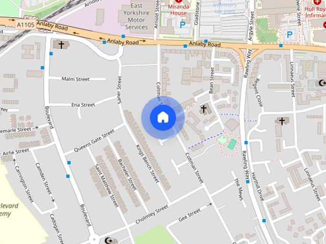 Apartment for rent in Dairycoates, Hull