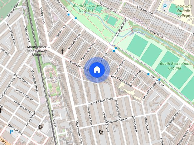 Apartment for rent in Plasnewydd, Falcon Lodge