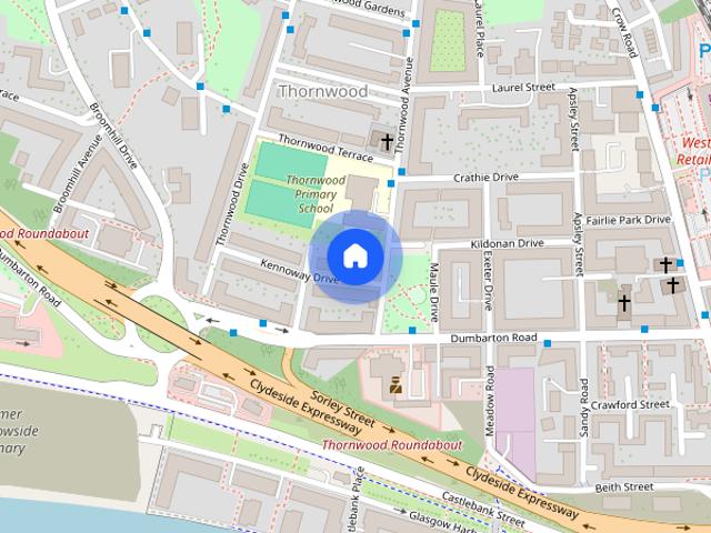 Apartment for rent in Thornwood, Glasgow
