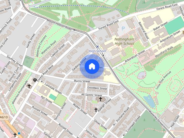 House for rent in Forest Fields, City of Nottingham