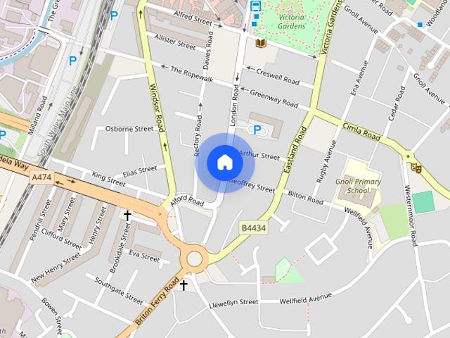 Apartment for rent in Cimla, Neath