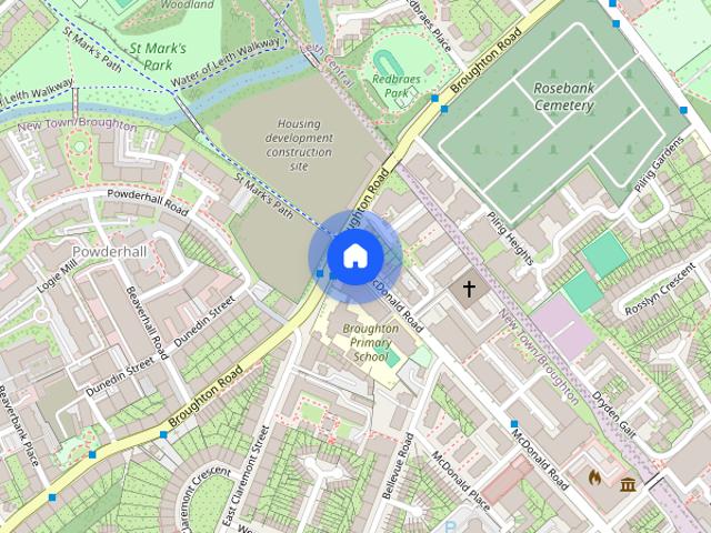 Apartment for rent in Powderhall, Broughton