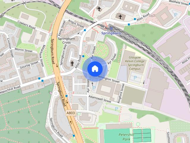 Apartment for rent in Petershill, Springburn