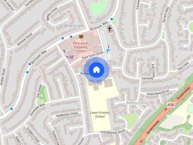 Apartment for rent in Abbey Park, Allestree