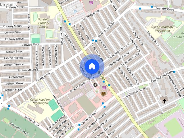 Apartment for rent in Harehills, West Yorkshire