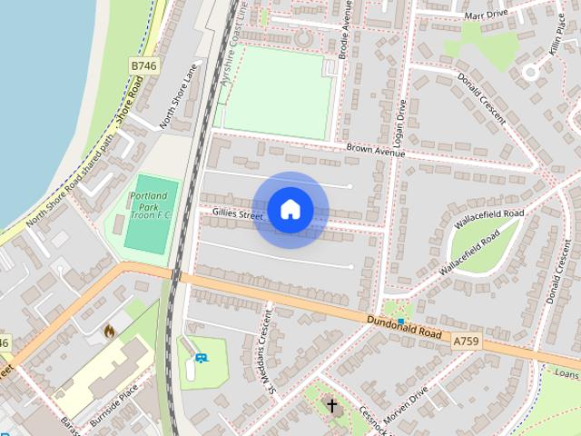 Apartment for rent in Troon, Scotland