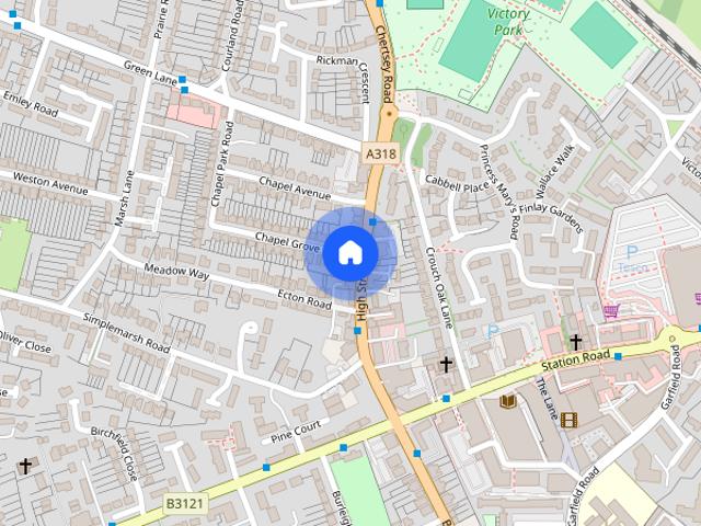 Apartment for rent in Addlestone, Runnymede