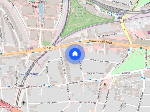 Apartment for rent in Strand-on-the-Green, Greater London