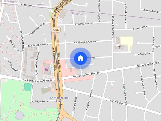 Apartment for rent in Little Bispham, Blackpool