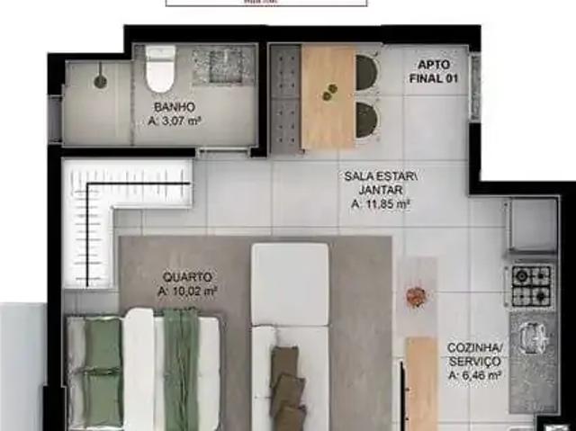 Flat venda em Região Geográfica Imediata de Goiânia, Goiânia