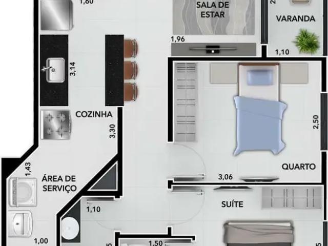 Flat venda em Região Geográfica Imediata de João Pessoa, Região Metropolitana de João Pessoa
