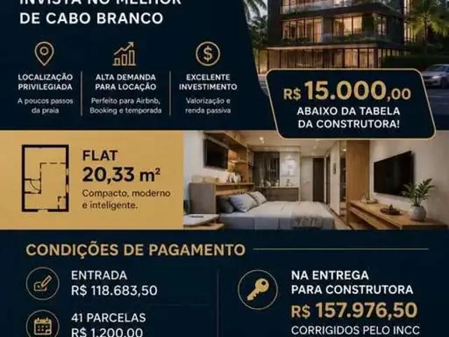 Flat venda em Região Geográfica Imediata de João Pessoa, Região Metropolitana de João Pessoa