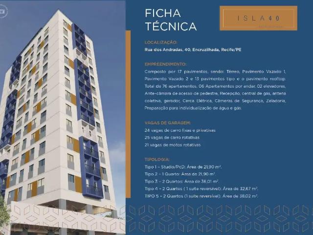 Flat venda em Região Geográfica Imediata do Recife, Região Metropolitana do Recife