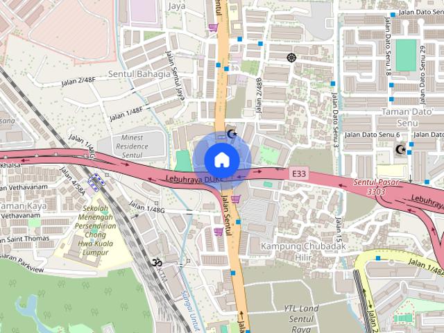 Apartment for rent in Sentul Bahagia, Kuala Lumpur