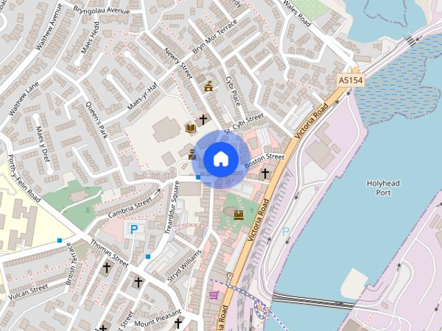 Apartment for rent in Porth-y-Felin, Holyhead