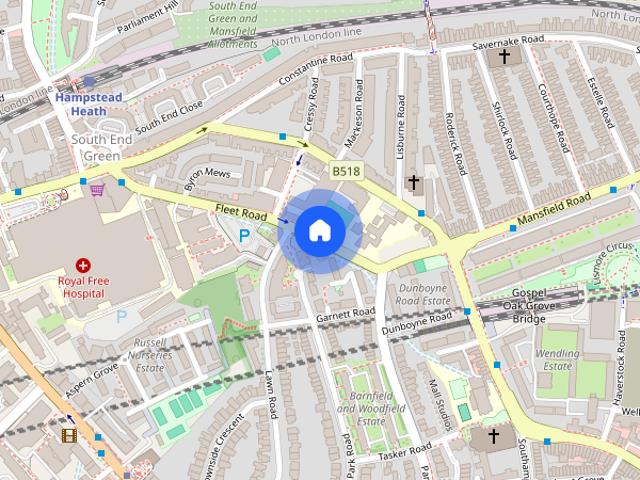 Apartment for rent in Gospel Oak, Greater London