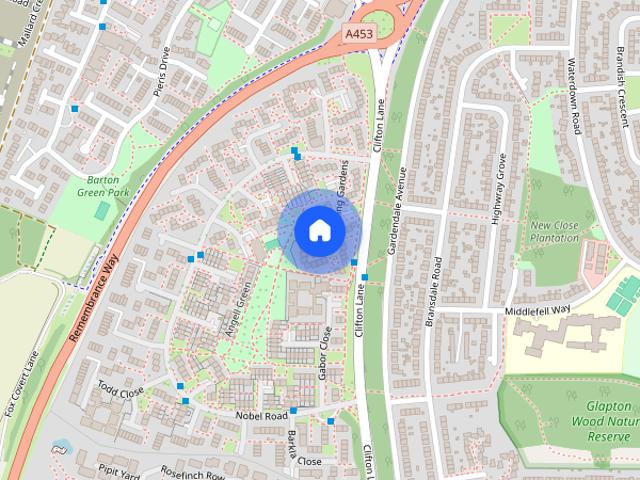 House for rent in Clifton, City of Nottingham