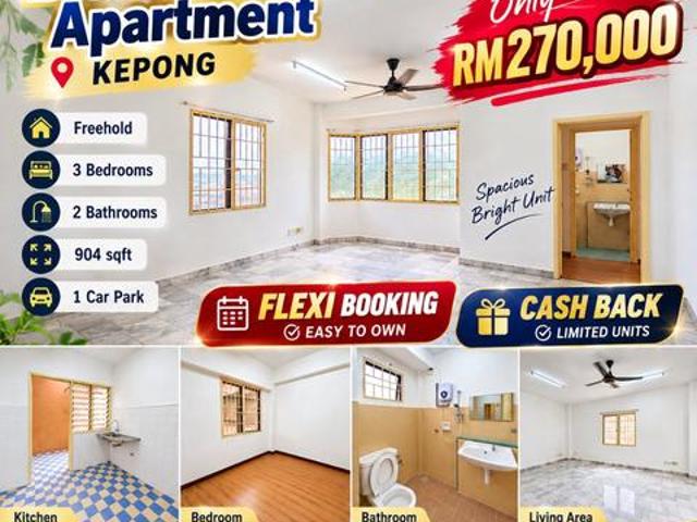 Apartment for sale in Kepong