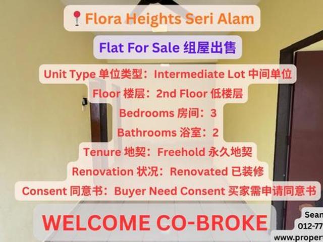 Flat for sale in Pasir Gudang, Johor