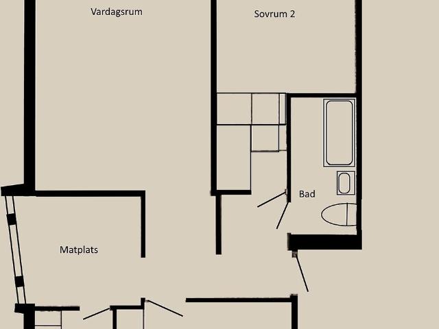 Lägenhet hyra i Lindome, Västra Götaland