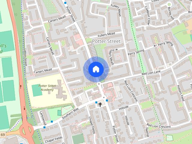 House for rent in Potter Street, Harlow