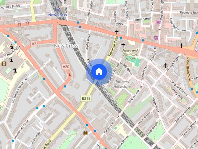 Apartment for rent in London Borough of Lewisham, New Cross
