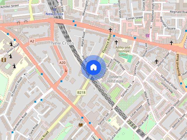 Apartment for rent in London Borough of Lewisham, New Cross