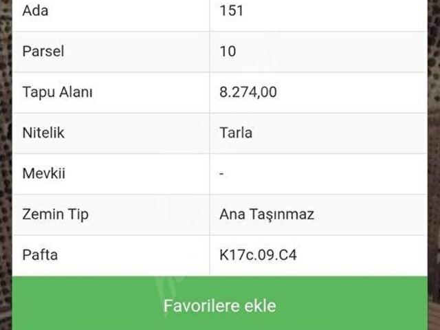 Foça, İzmir içerisinde satılık Arsa