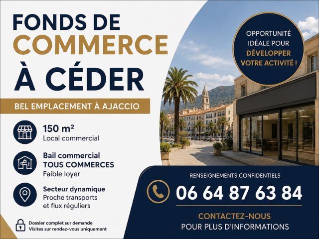 Local Commercial vente à Ajaccio
