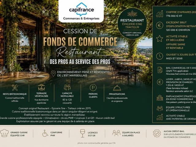 Local Commercial vente à Marseille, Allauch