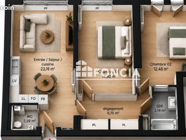 Appartement vente à Fontainebleau, Seine-et-Marne