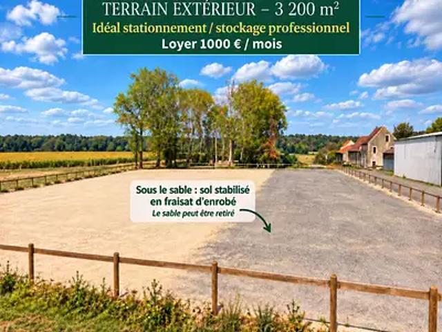 Terrain location à Fontenay-Trésigny, Seine-et-Marne