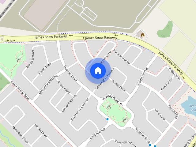 Townhouse for rent in Milton, Ontario