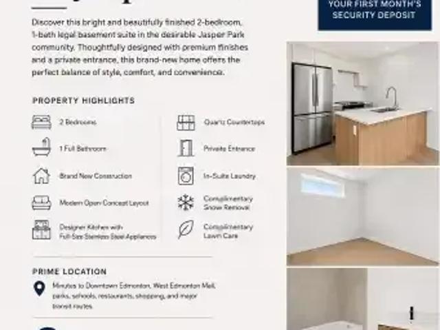 Apartment for rent in Wedgewood, Alberta