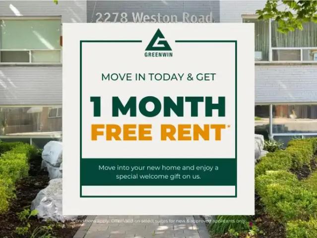 Apartment for rent in Woburn, Ontario