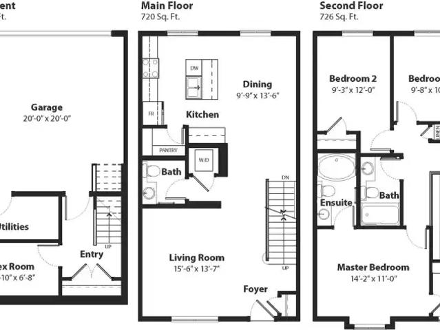 Townhouse for rent in Wedgewood, Alberta