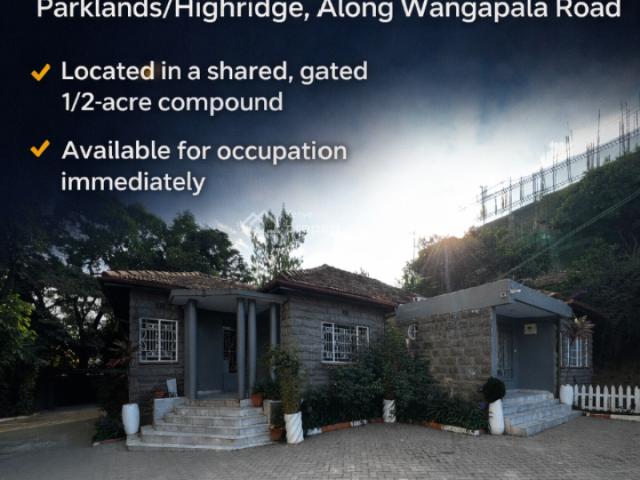 House for rent in Parklands, Kiambu