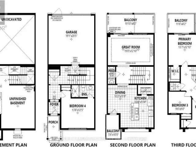 Townhouse for rent in Oakville, Ontario