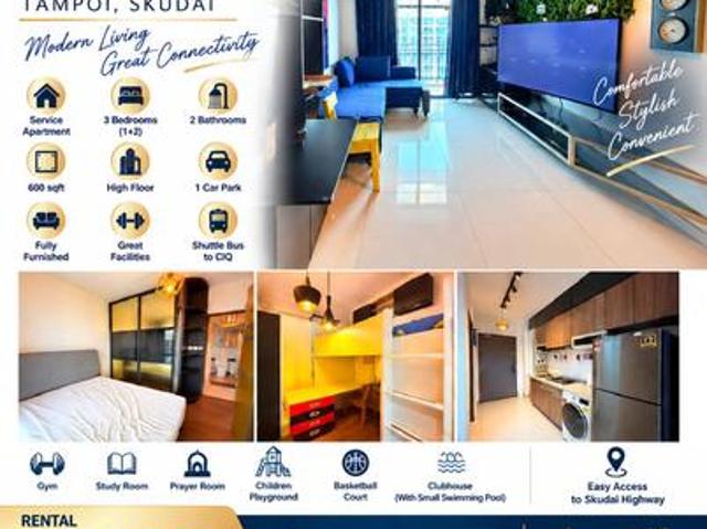 Serviced Residence for rent in Johore Bahru, Johor