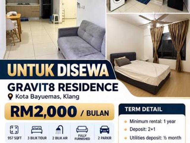 Serviced Residence for rent in Pelabuhan Klang, Bandaraya Klang