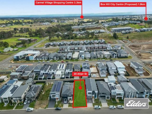 Land for sale in Box Hill, Sydney