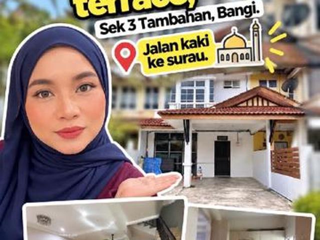 Terraced House for rent in Bandar Baru Bangi, Majlis Perbandaran Kajang