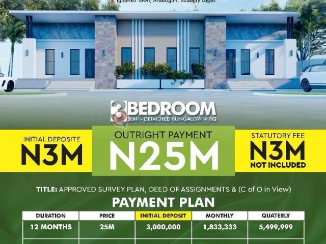 House for sale in Badagry , Lagos