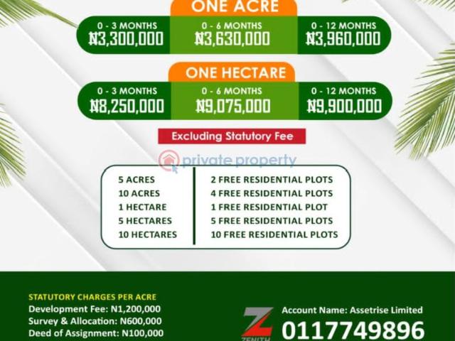 Land for sale in Ewekoro