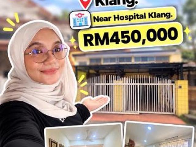 Terraced House for sale in Bandaraya Klang, Klang
