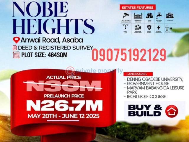 Land for sale in Asaba