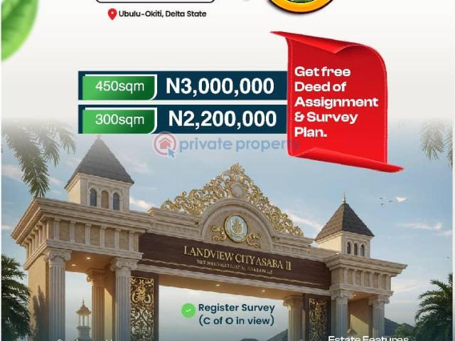 Land for sale in Asaba