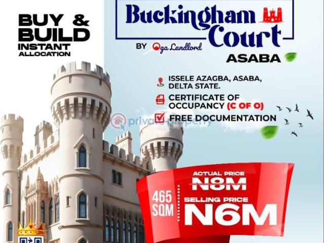Land for sale in Asaba