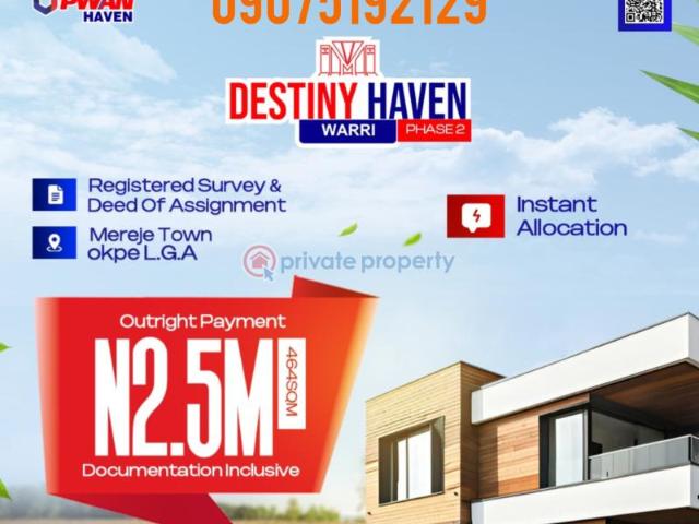 Land for sale in Warri